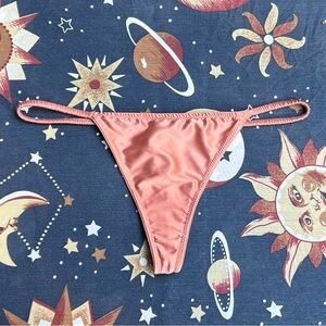 FREE WITH ANY PURCHASE!!! J. Crew Shimmer Blush Thong Size Large